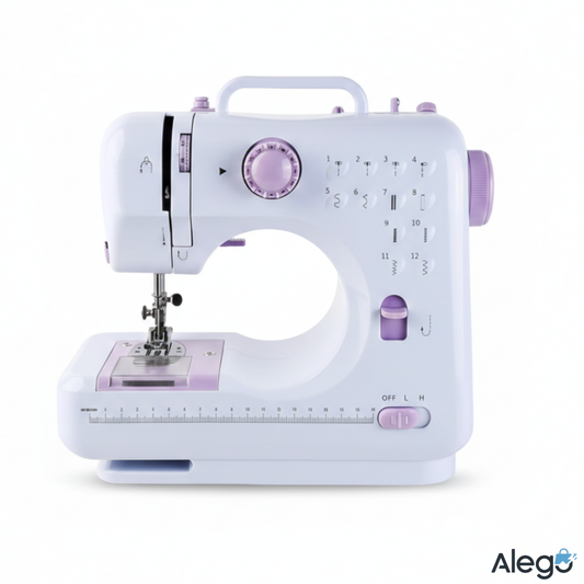 Máquina de coser portátil de 12 puntos